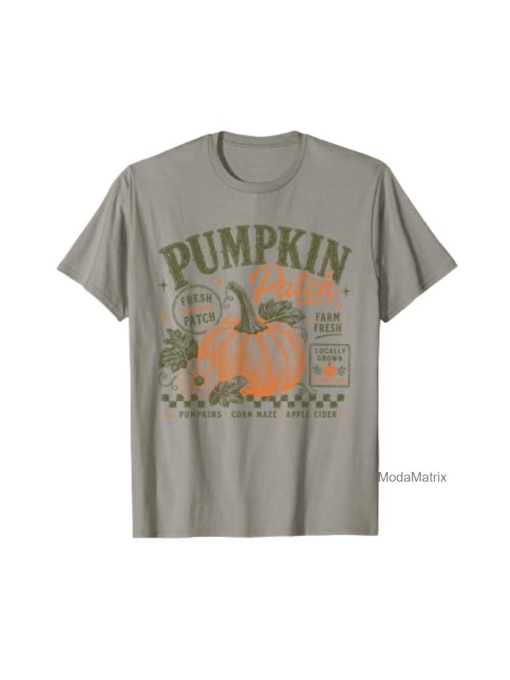 Vintage Retro Pumpkin Patch Fall Autumn Halloween Tee